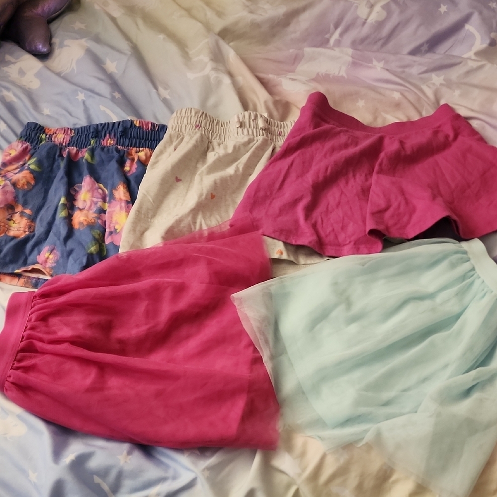 Lot Of 5 Girls Skorts